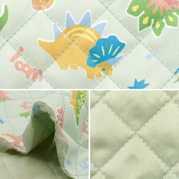 الأقمشة "لحاف بوليستر مضاد للبكتيريا ، حافز فائقة الماء الذي يصد الماء قماش مقطوع تقريبا. 128 سم × 80 سم ديناصور أخضر CQHP-SC-CO-GR"