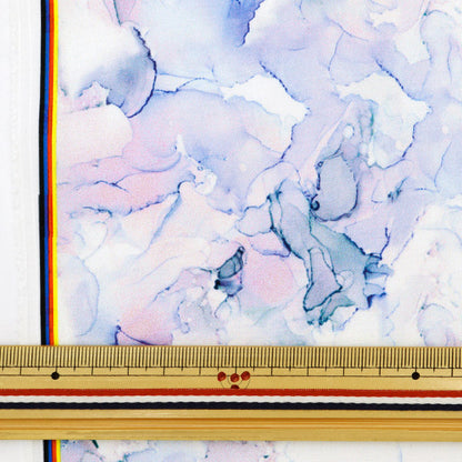 Fabric "Super Water-Repellent Polyester Pattern Designer Maya Series Ink Blue Cut Cloth Approx. 135cm x 100cm CINMA-HINK-BL"