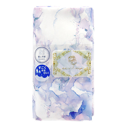 Fabric "Super Water-Repellent Polyester Pattern Designer Maya Series Ink Blue Cut Cloth Approx. 135cm x 100cm CINMA-HINK-BL"