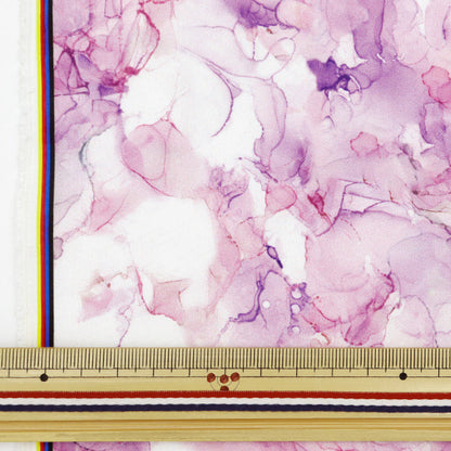 Tela "Super agua repelente"Poliéster Diseñador de patrones Maya Series Ink Purple cortada Tela Aprox. 135 cm x 100 cm Cinma-Hink-PP"