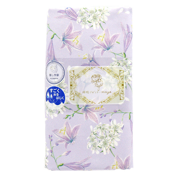 生地 『超撥水ポリエステル 模様デザイナーmayaシリーズ ユリ カットクロス 約135cm×100cm CINMA-HLIL-PP』