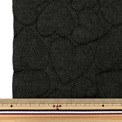 生地 『デニムキルトカットクロス ハート大 約65×80cm ブラック CQ-DE-HB-BK』