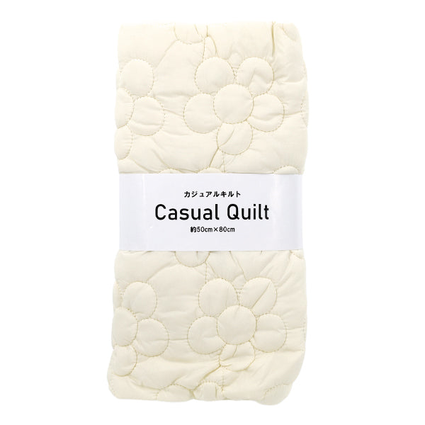 الأقمشة "النقبة غير الرسمية"قماش مقطوع زهرة كبيرة تقريبا. 50 × 80 سم أبيض CQ-CA-1WH"