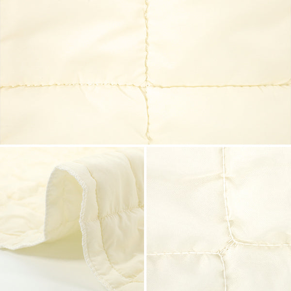 生地 『カジュアルキルトカットクロス 正方形 約50×80cm ホワイト CQ-CA-2WH』