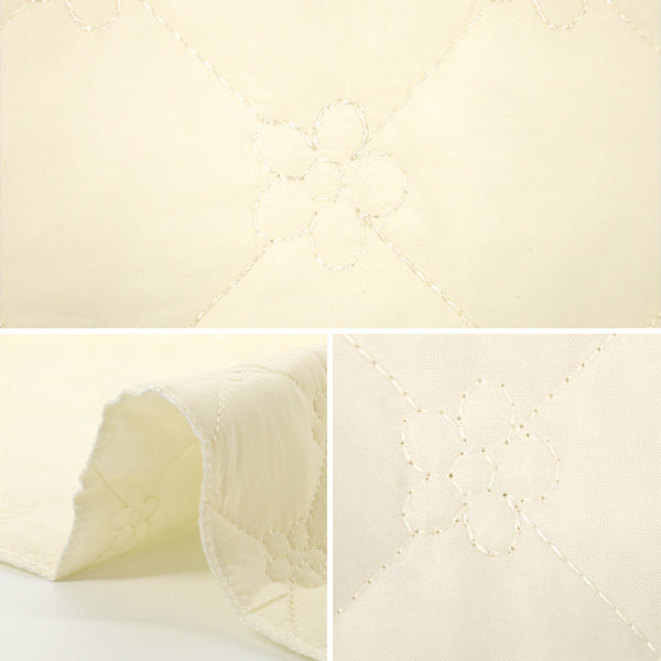 الأقمشة "النقبة غير الرسمية"قماش مقطوع زهرة صغيرة تقريبا. 65 × 80 سم أبيض CQ-CA-3WH"