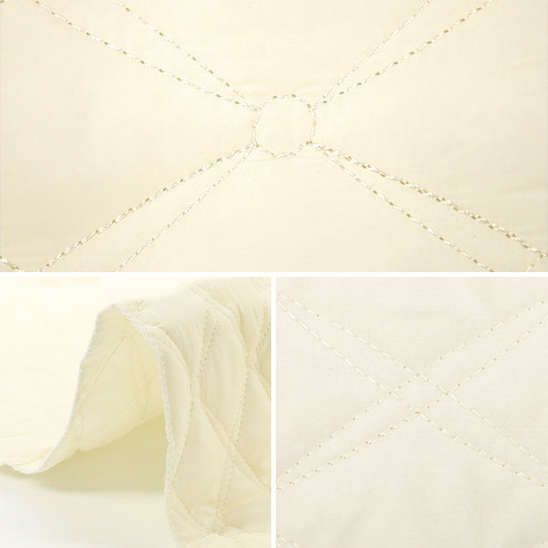 生地 『カジュアルキルトカットクロス ひし形 約65×80cm ホワイト CQ-CA-5WH』