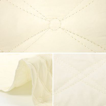 生地 『カジュアルキルトカットクロス ひし形 約65×80cm ホワイト CQ-CA-5WH』