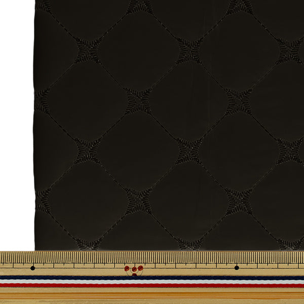 Stoff "Casual Kilt"Stoffstück Glitzernde ca. 65 x 80 cm schwarzer CQ-CA-6BK"