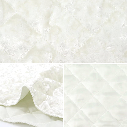 Fabric ``Velore quiltCut Cloth Approx. 65×50cm White CQ-VE-HW"