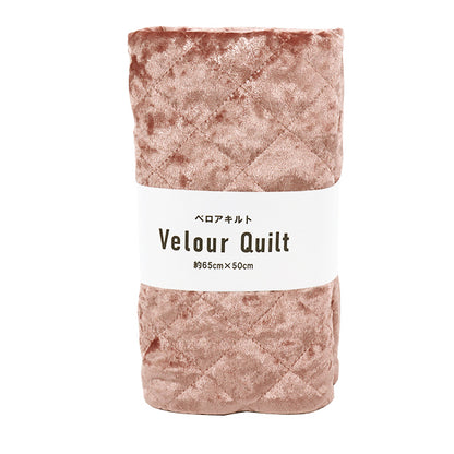 Fabric ``Velore quiltCut Cloth Approx. 65×50cm Pink CQ-VE-PK"