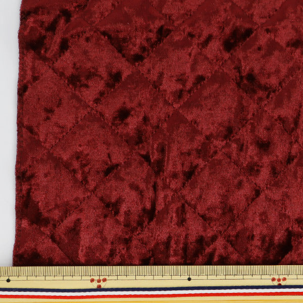 Fabric ``Velore quiltCut Cloth Approx. 65 x 50cm Wine CQ-VE-WN"