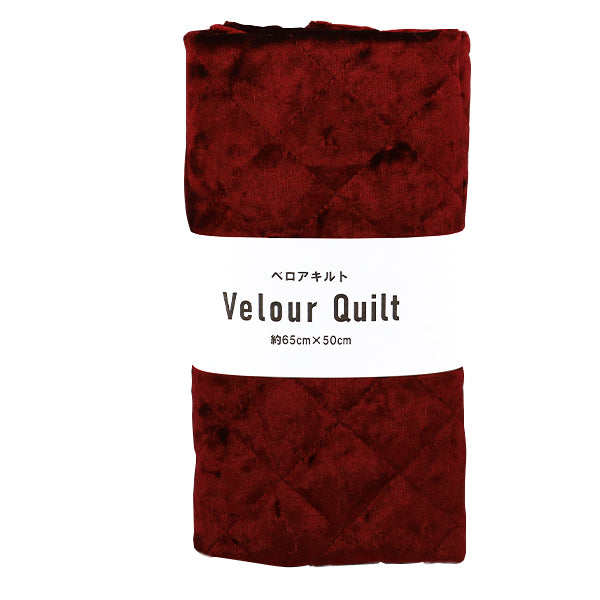 Fabric ``Velore quiltCut Cloth Approx. 65 x 50cm Wine CQ-VE-WN"