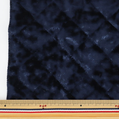 Fabric ``Velore quiltCut Cloth Approximately 65×50cm Navy CQ-VE-NV"