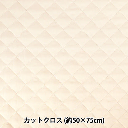 生地 『フィールコットキルト カットクロス ナチュラル 約50×75cm C-QPPL-NA』 【ユザワヤオリジナル】