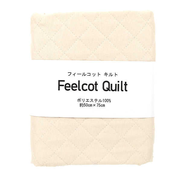 生地 『フィールコットキルト カットクロス ナチュラル 約50×75cm C-QPPL-NA』 【ユザワヤオリジナル】