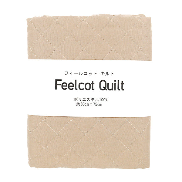 Tissu "Felez la couette pour lit de bébé Tissu coupé Beige env. 50 x 75 cm C-QPPL-BE" 【YuzawayaOriginale]