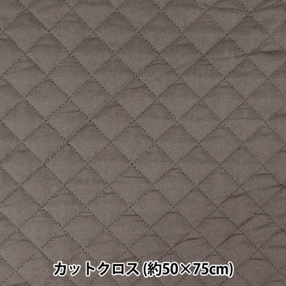 生地 『フィールコットキルト カットクロス グレージュ 約50×75cm C-QPPL-GRGE』 【ユザワヤオリジナル】