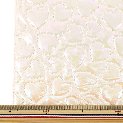 生地 『ユニコーンキルトカットクロス ホワイトハート 約65×80cm CQUPEARL-WHHA』