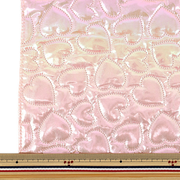 生地 『ユニコーンキルトカットクロス ピンクハート 約65×80cm CQUPEARL-PKHA』
