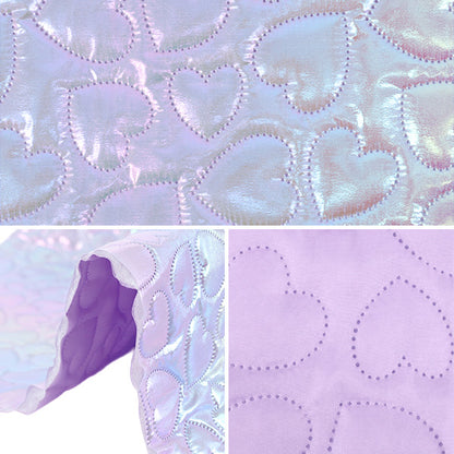 织物 ``独角兽被子剪布 紫心勋章大约65 x 80cm CQUPEARL-PLHA"