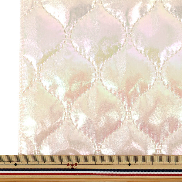 生地 『ユニコーンキルトカットクロス ホワイトひょうたん 約65×80cm CQUPEARL-WHHY』