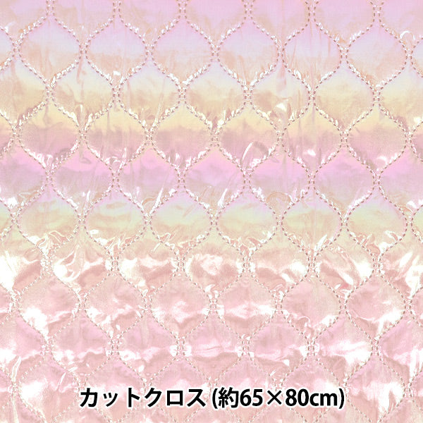 生地 『ユニコーンキルトカットクロス ピンクひょうたん 約65×80cm CQUPEARL-PKHY』