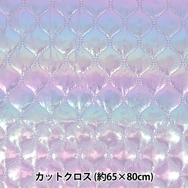 生地 『ユニコーンキルトカットクロス パープルひょうたん 約65×80cm CQUPEARL-PLHY』