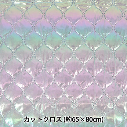 生地 『ユニコーンキルトカットクロス グレーひょうたん 約65×80cm CQUPEARL-GYHY』