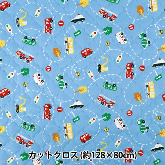 织物 "抗菌、除臭、超防水涤纶被，非常防水“Hatarakkuma 浅蓝色 CQHP-VE-LBL”