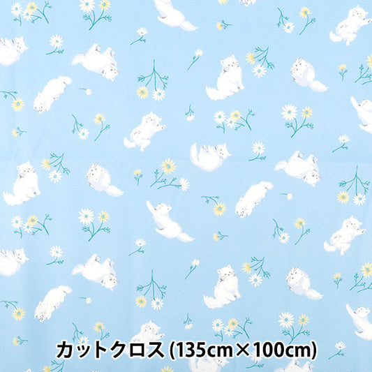 织物 "抗菌、除臭、拒水的超拒水聚酯 剪布 大约。 135cm x 100cm 猫蓝 C-HP-CA-BL”