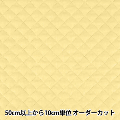 【数量5から】 生地 『コットン無地キルト イエロー Q-CPL25-YE』