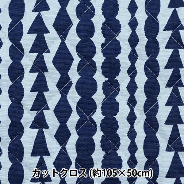 천・원단 "키피스 옥스이불 컷 천 약 105 x 50cm Salmiakki Blue Cqkpo-19h" 【Yuzawaya오리지널】