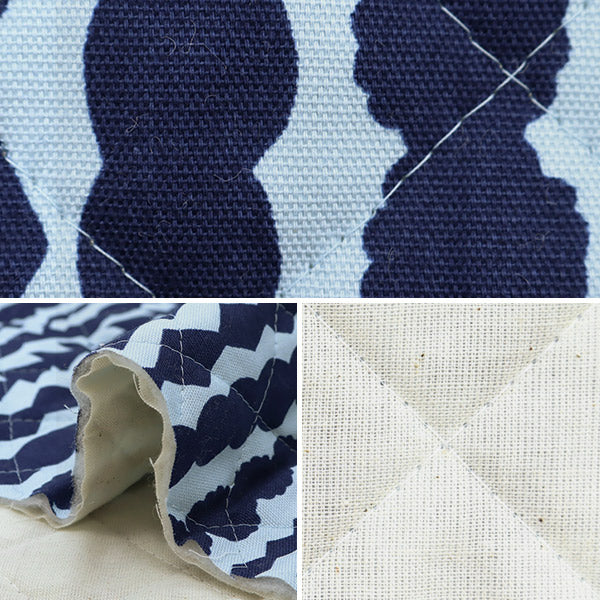 천・원단 "키피스 옥스이불 컷 천 약 105 x 50cm Salmiakki Blue Cqkpo-19h" 【Yuzawaya오리지널】