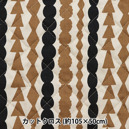 천・원단 "키피스 옥스이불 컷 천 약 105 x 50cm Salmiakki Beige CQKPO-19K" 【Yuzawaya오리지널】