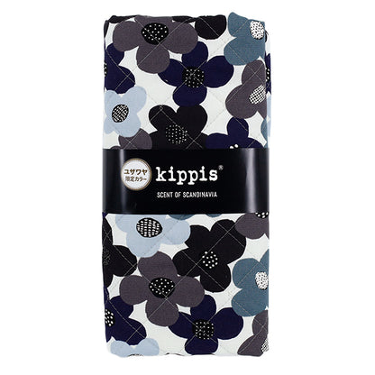 生地 『kippis (キッピス) オックスキルト カットクロス 約105×50cm 春 ネイビー CQKPO-57H』 【ユザワヤオリジナル】