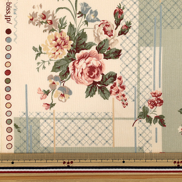 【수량 5부터】 천・원단 "셔팅 Retro Garden(레트로 가든) 레트로패치워크 그린 레트로" YUWA 유륜 상점