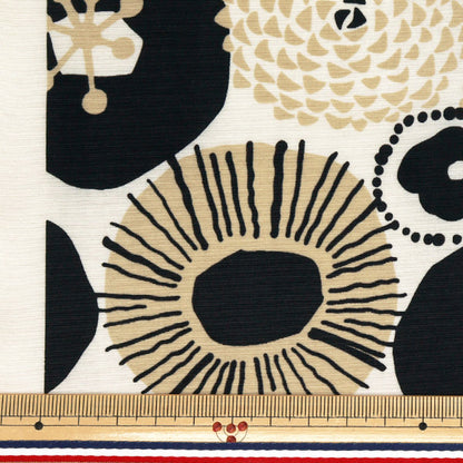 【数量5起】 織物 早这个布尼龙塔斯兰墨水蓝色的花黑色UP5946-A" COTTON KOBAYASHI