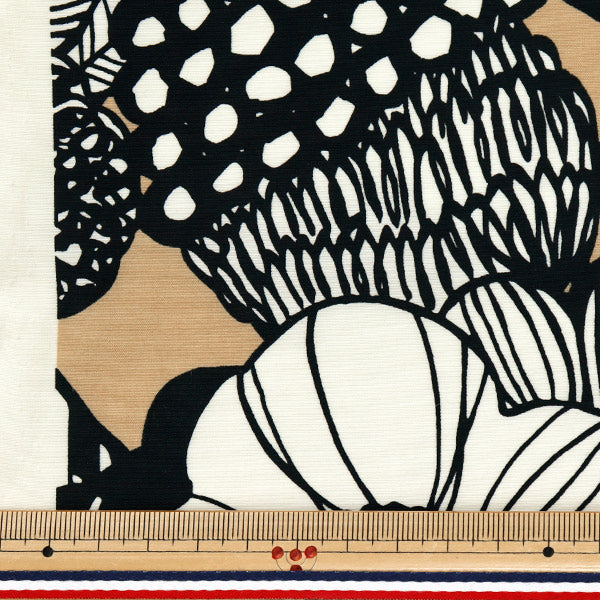 [Menge ab 5] Stoff "Suhakon Tuch Nylon Taslan" Künstliche Blumen Beige Up5947-e" COTTON KOBAYASHI