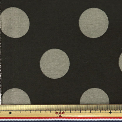 [الكمية من 5]الأقمشة "نايلونالتفتامطبعة نقاط منقطة أسود × رمادي SG-4000-E"