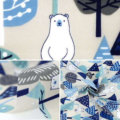 [Quantité à partir de 5] Tissu "nylonOxford Ivoire forestier SG-171-1A"