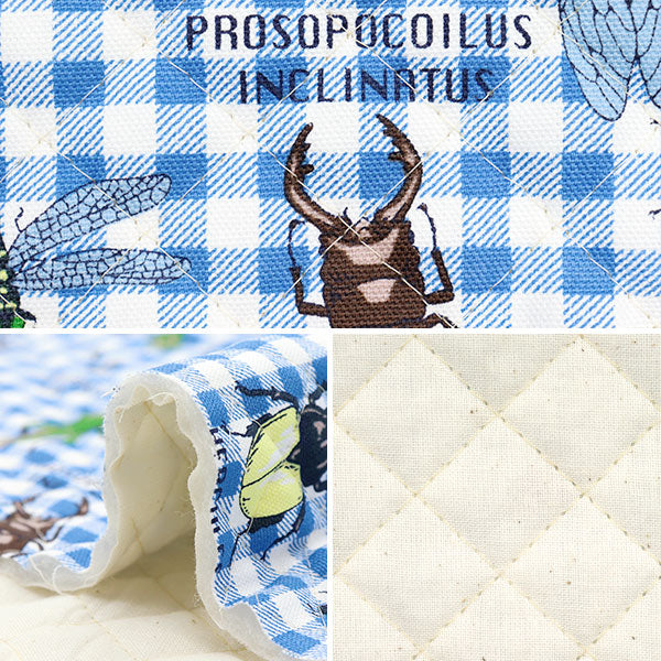 الأقمشة "قماش ملون"أكسفوردلحاف: أبطال الغابات قماش مقطوع تقريبا. 105 × 80 سم Qcocanhero-Blue" KOKKA