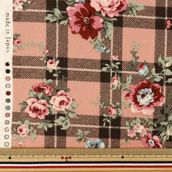[Quantité à partir de 5] Tissu "Oxford Rose britannique Rose YKA-46010-2D » KOKKA