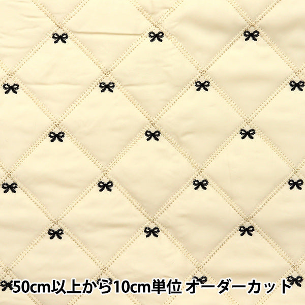 Stoff 『FarbbandStickeldeckeStoffstück Ca. 63 cm x 100 cm off-weiß C-HS2283-1ow"