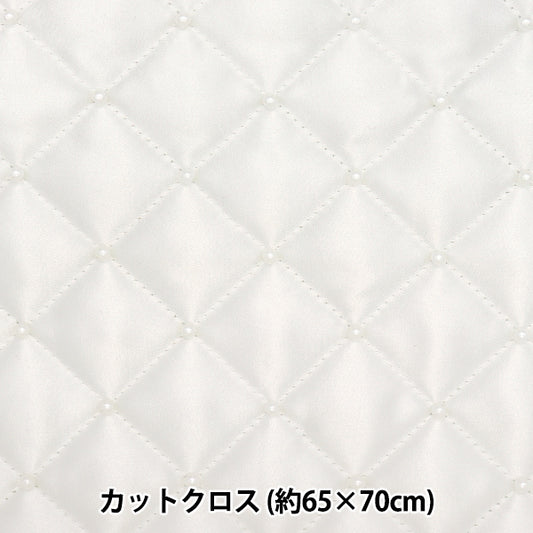 Tela 『CuentasColchacortada Tela Aprox. 65 cm x 70 cm C-HS blanco"