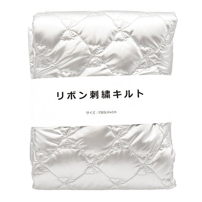 Tessuto "Trapunta"Panno tagliato NastroStile smalto pattern ca. 65 cm x 100 cm in argento C-HS2292-3SI"