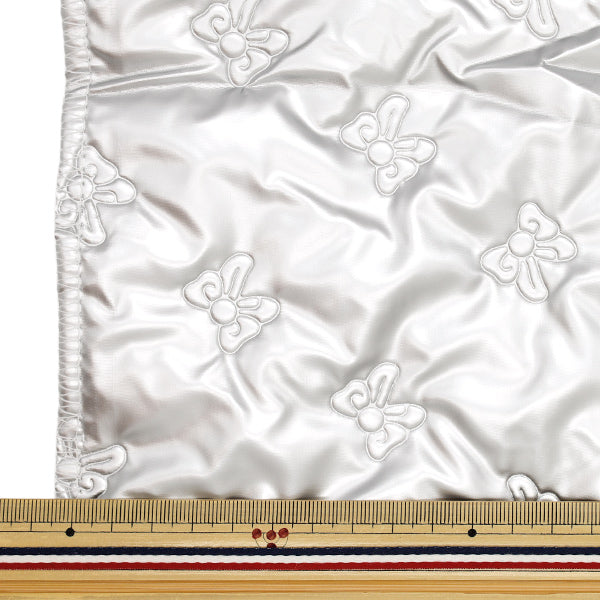 الأقمشة "معدنيةالشريطلحافقماش مقطوع تقريبا. 65 سم × 100 سم الفضة C-HS-MRIB-SI"