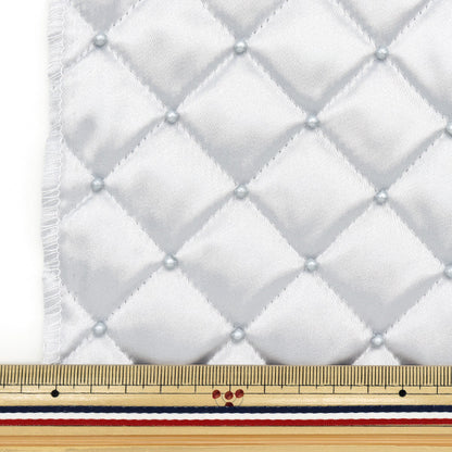 生地 『サテンパールキルト カットクロス 約65cm×100cm グレー NRF-14QC-GRY』