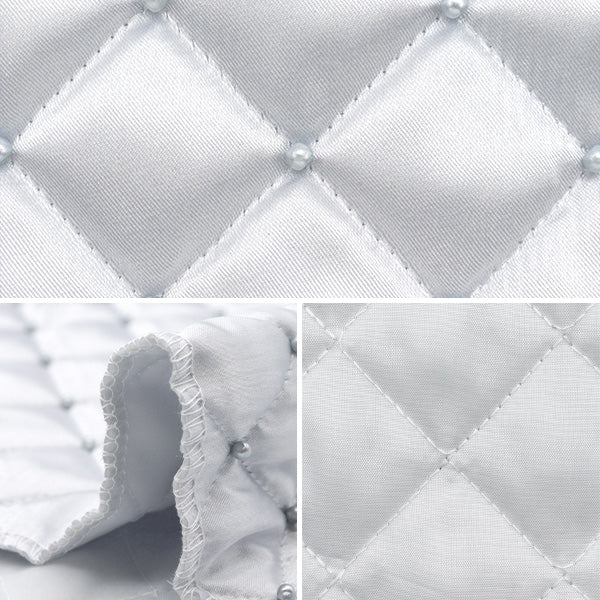 生地 『サテンパールキルト カットクロス 約65cm×100cm グレー NRF-14QC-GRY』