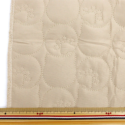 Tela "Patrón de gato edredón de tres dimensionescortada Tela Aproximadamente 135 cm x 50 cm de gato y beige de calabaza C-9504-5A"