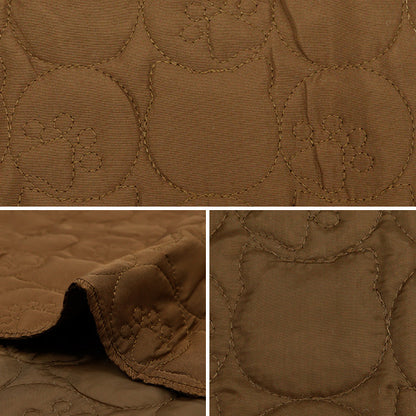 Tela "Patrón de gato edredón de tres dimensionescortada Tela Aproximadamente 135 cm x 50 cm de gato y tono marrón C-9504-5D"